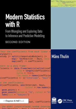 Statistics With R: Solving Problems Using Real-World Data